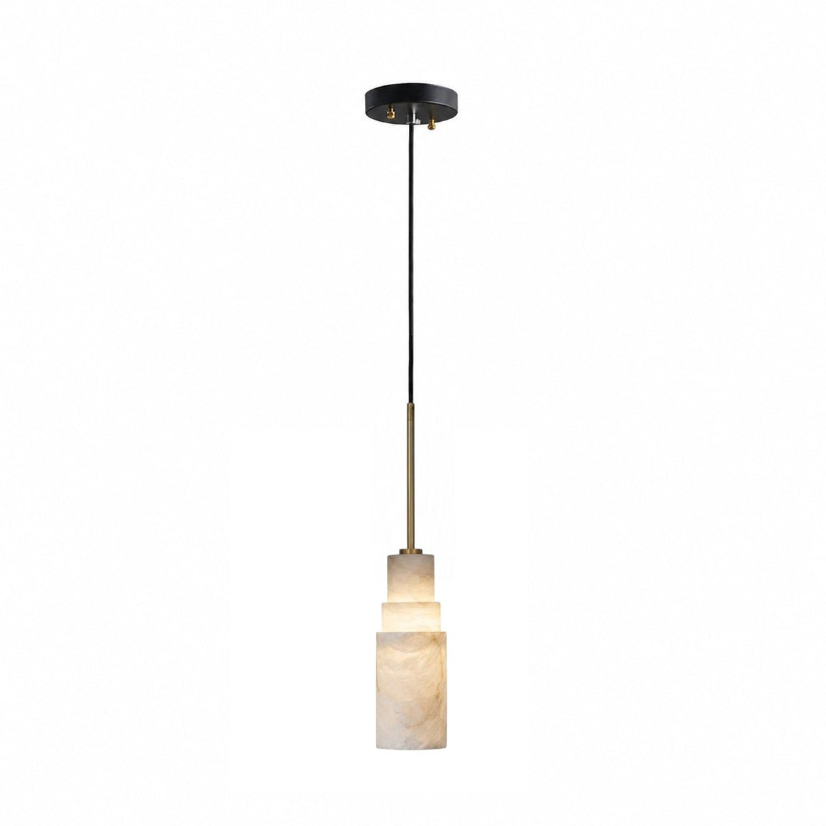 Tiered Alabaster Cluster Chandelier