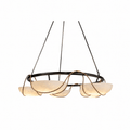 Alabaster Bowl Ring Chandelier