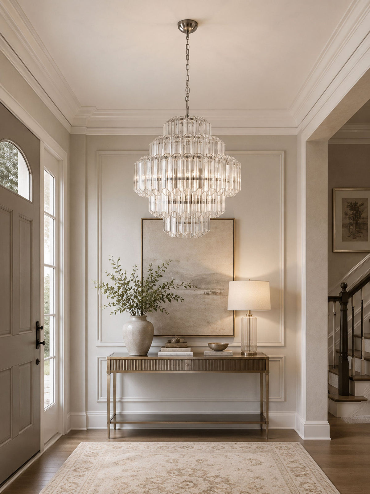 Aurum Cascade Glass Chandelier