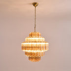 Aurum Cascade Glass Chandelier
