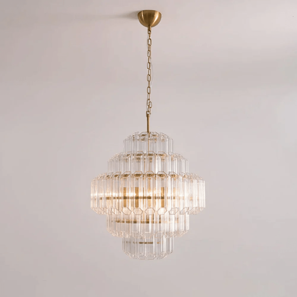Aurum Cascade Glass Chandelier