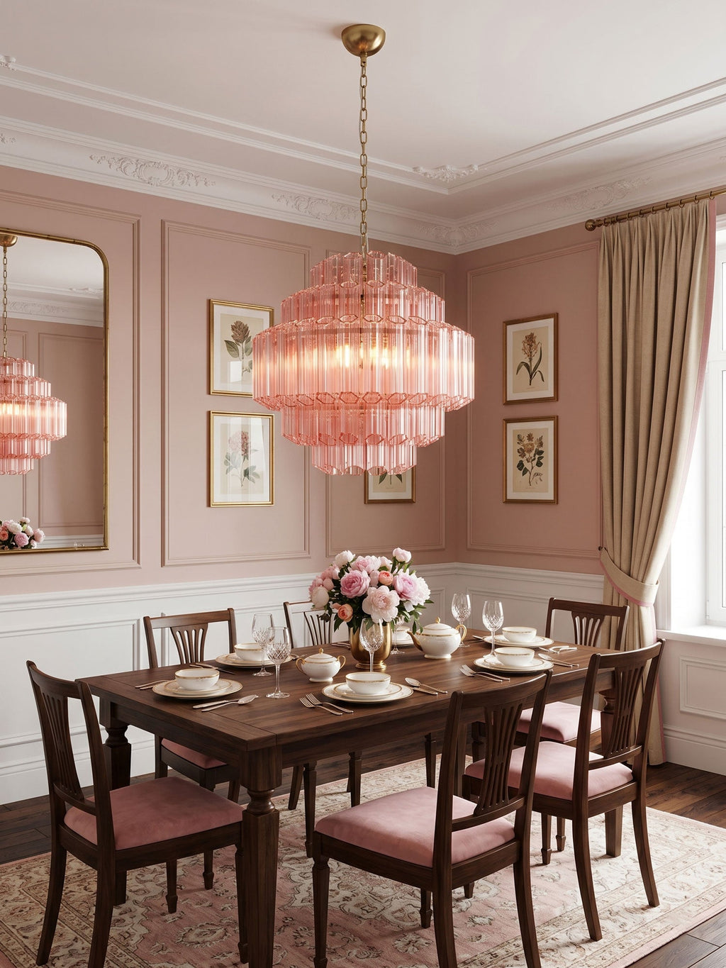 Aurum Cascade Glass Chandelier