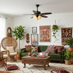 Calantha Bloom Ceiling Fan Light