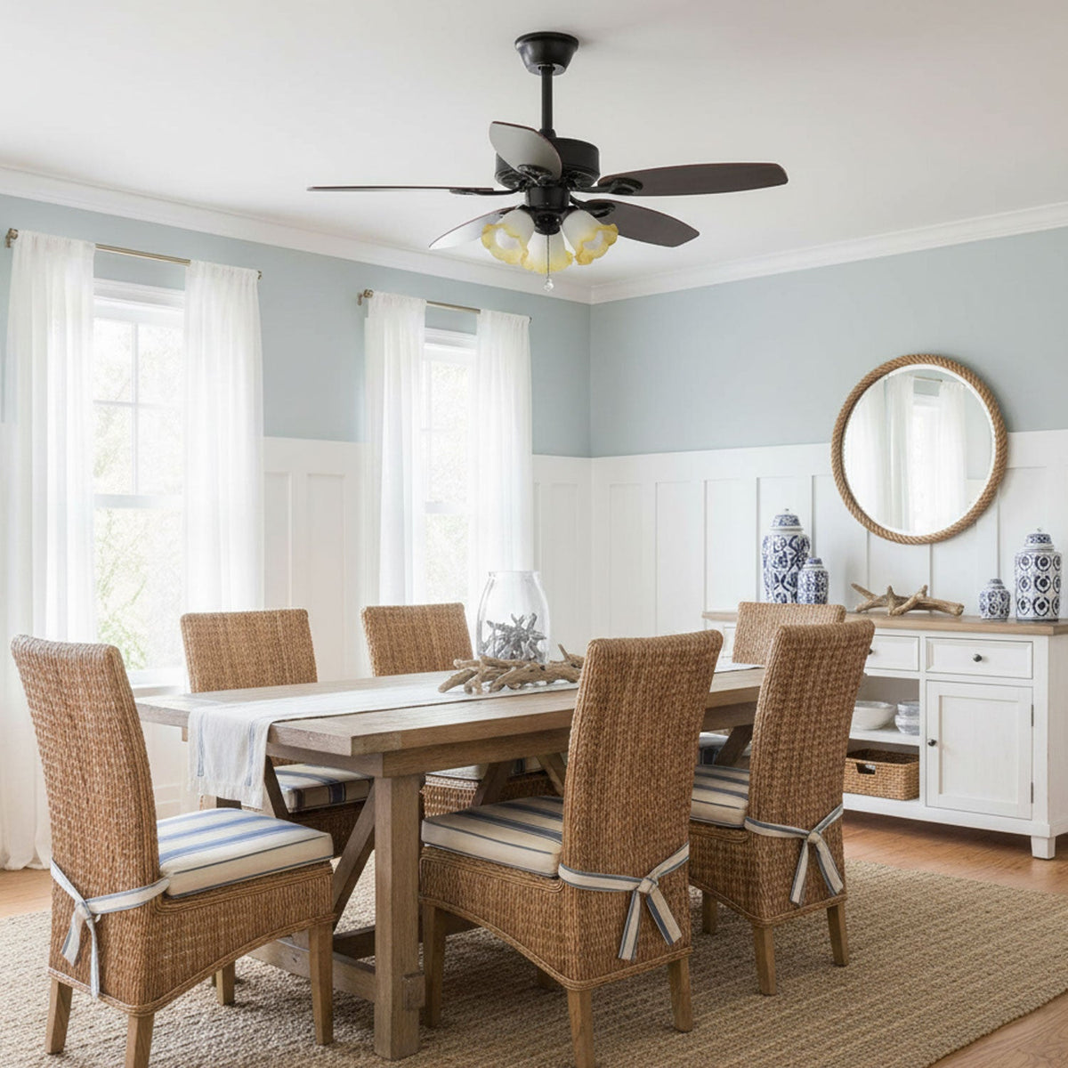 Calantha Bloom Ceiling Fan Light