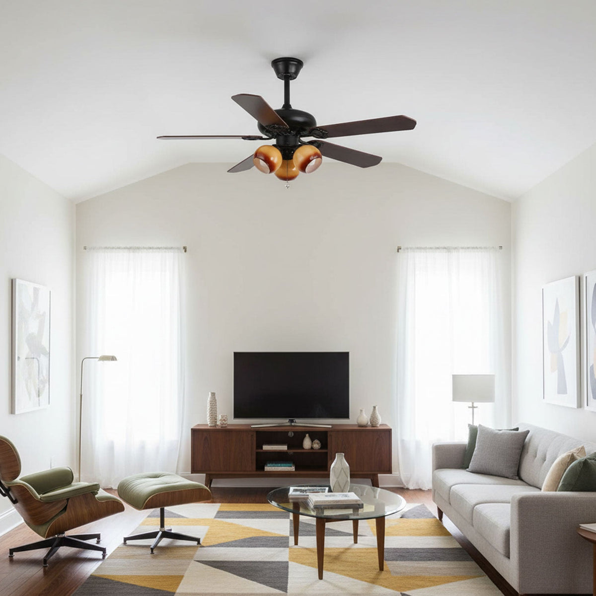 Calantha Bloom Ceiling Fan Light