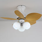 Tropica Palm Ceiling Fan Light