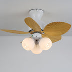 Tropica Palm Ceiling Fan Light