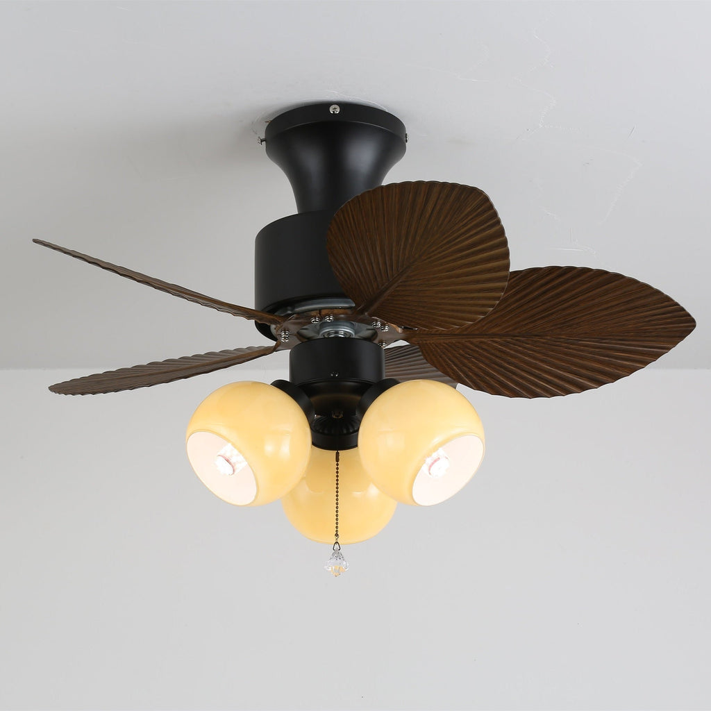 Tropica Palm Ceiling Fan Light