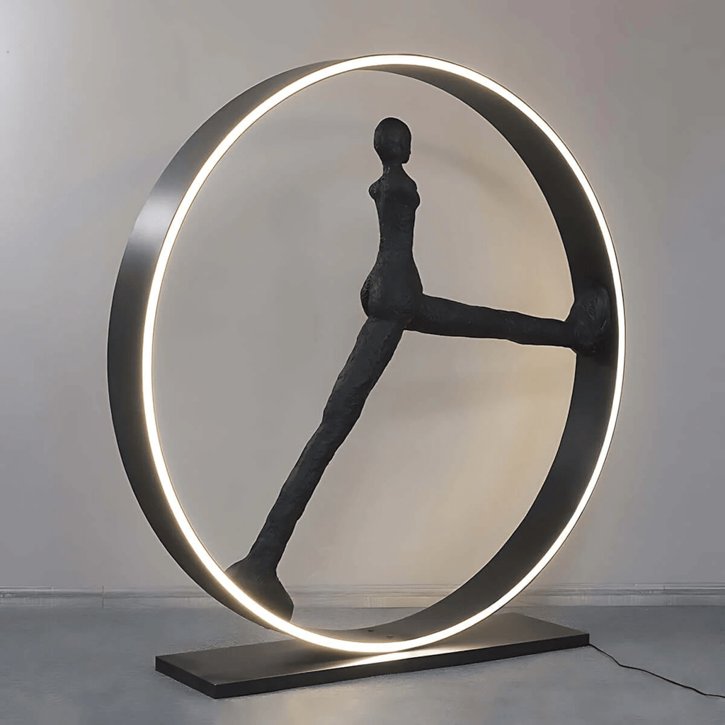 Time Walker Sculpture Floor Lamp