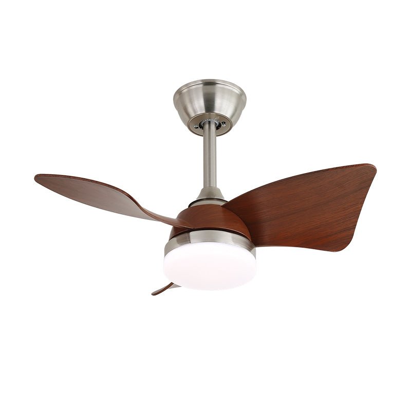 Silver Curve Ceiling Fan Light