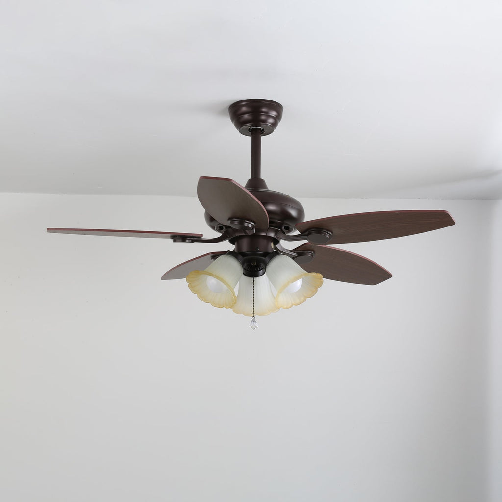 Lily Bloom Ceiling Fan Light