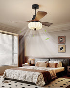 Elira Vintage Ceiling Fan Light