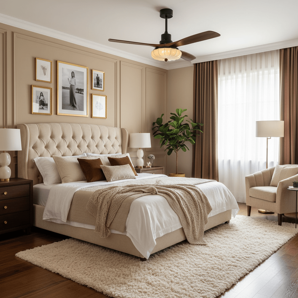 Lotus Bloom Ceiling Fan Light