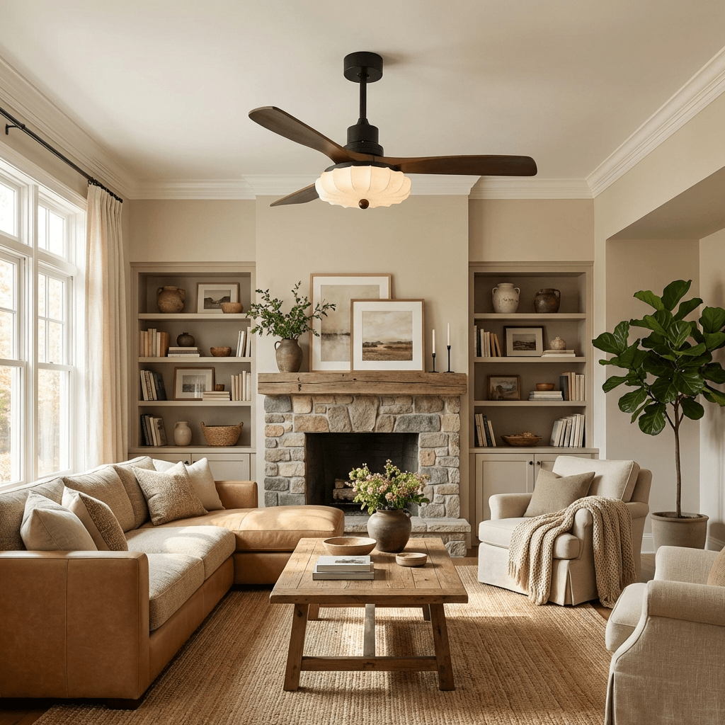 Lotus Bloom Ceiling Fan Light