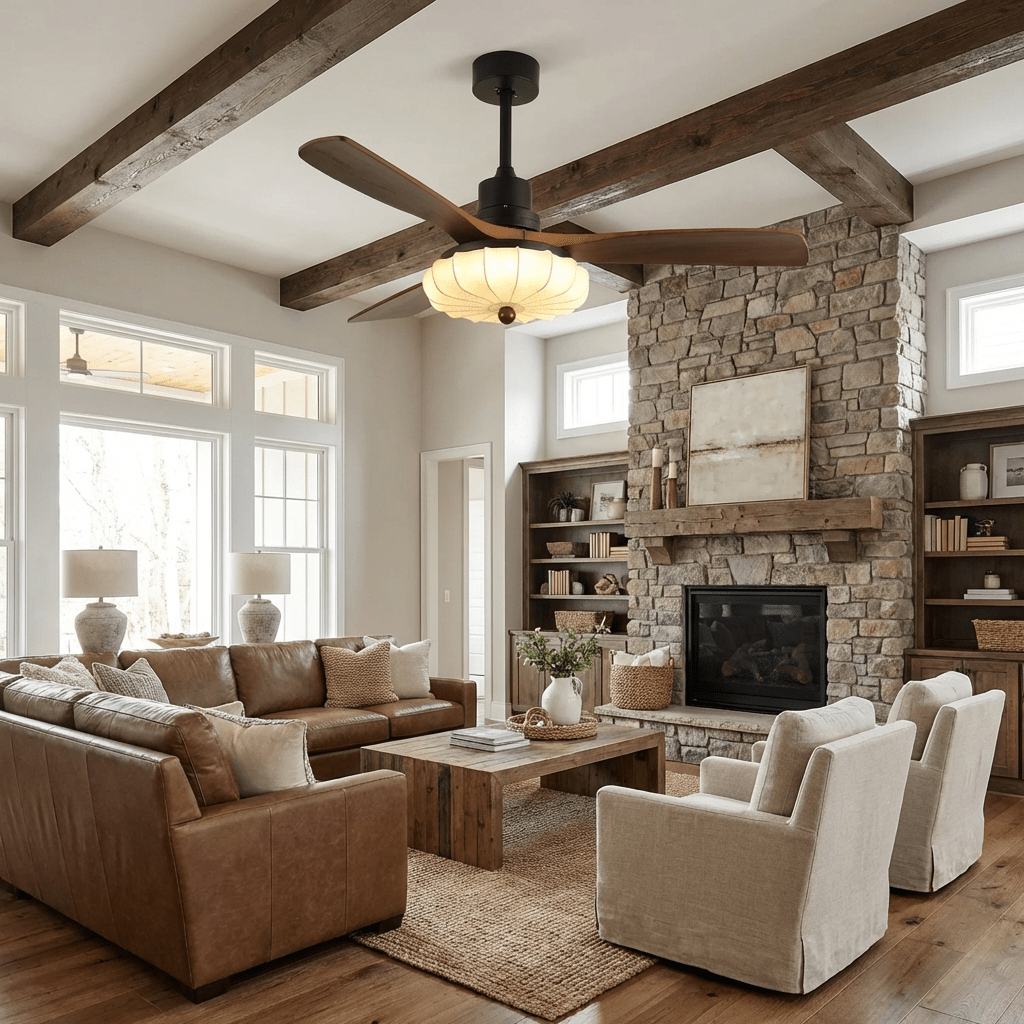 Lotus Bloom Ceiling Fan Light