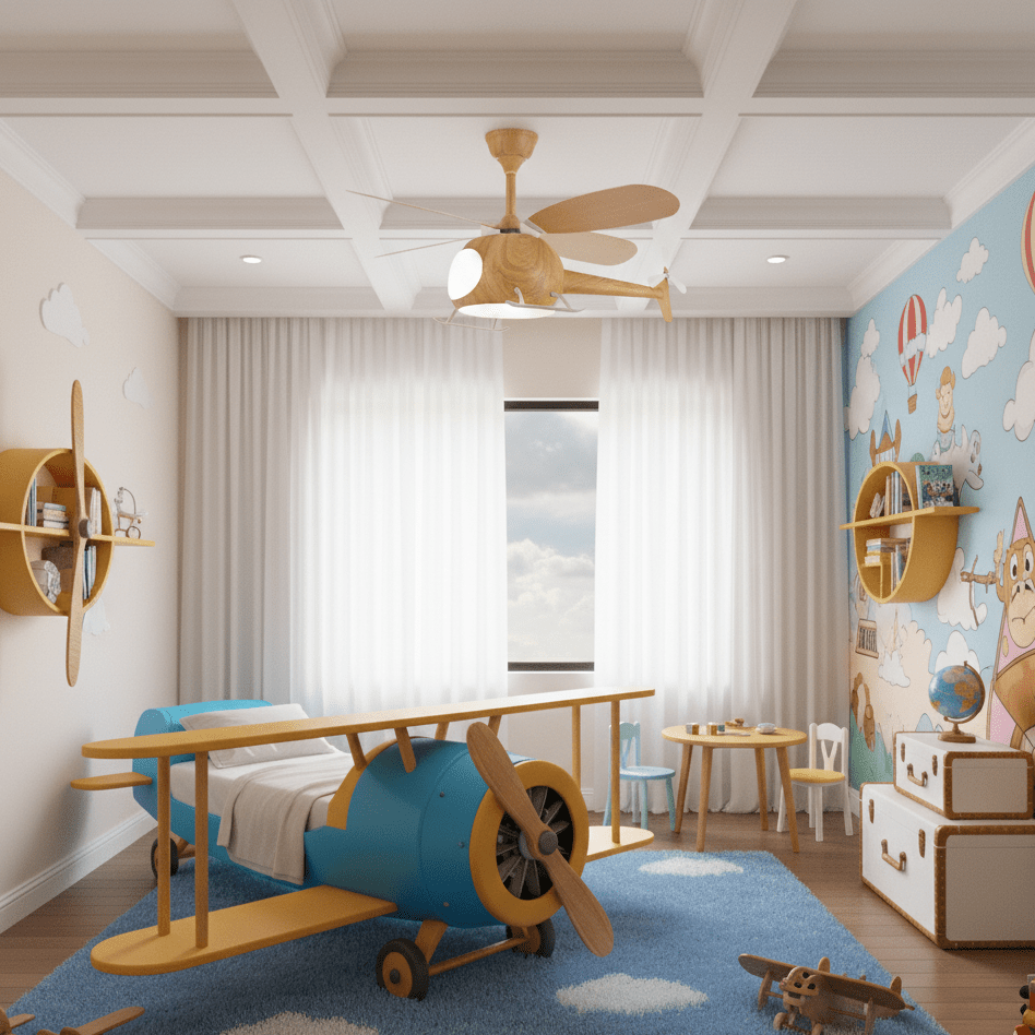 Heli Breeze Kids Ceiling Fan Light