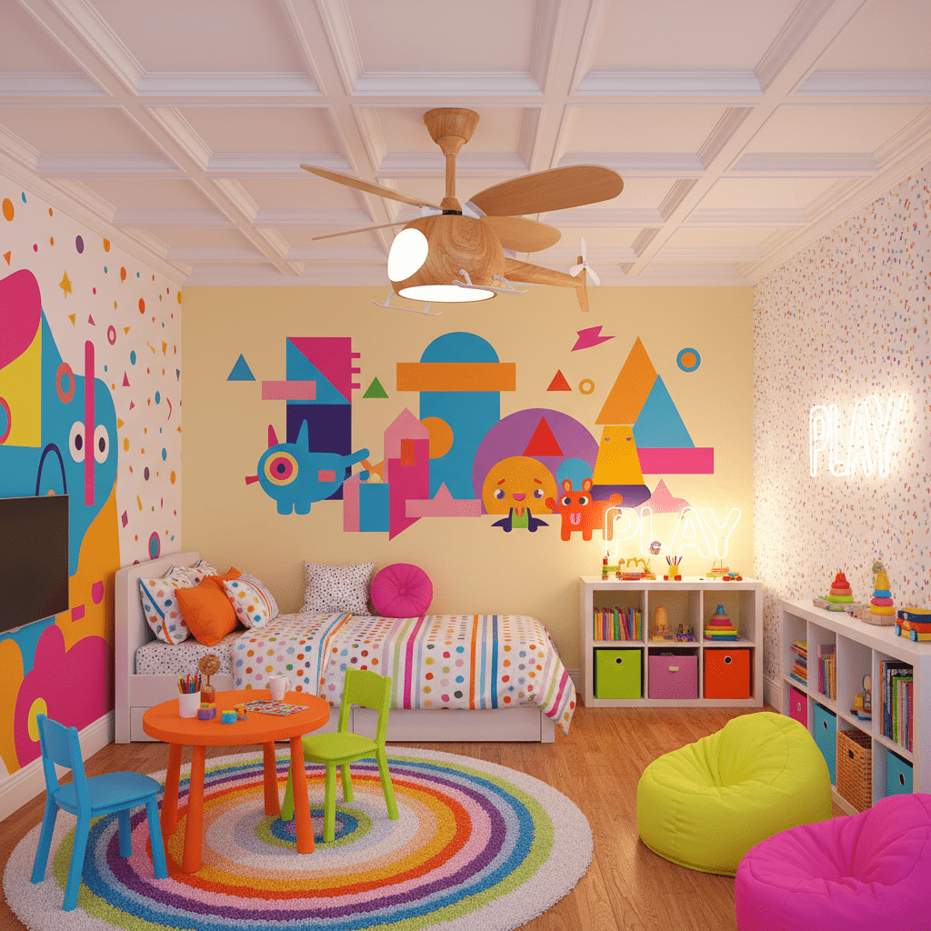 Heli Breeze Kids Ceiling Fan Light