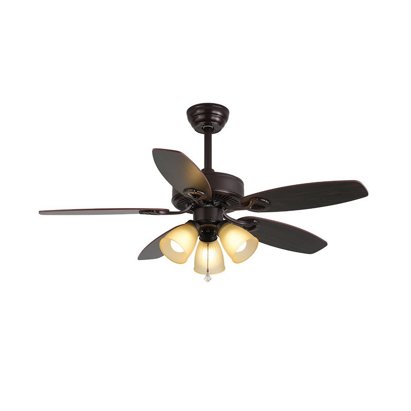 Model F ∅ 42″ x H 11.8″ / Walnut Wood Grain (ABS blades)