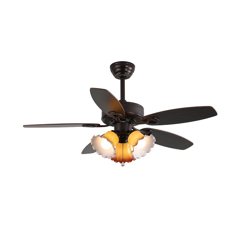 Model G ∅ 42″ x H 11.8″ / Walnut Wood Grain (ABS blades)