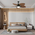 Banana Leaves Ceiling Fan Light