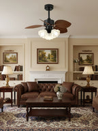 Floriva Leaf Ceiling Fan Light