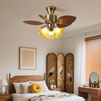 Vintage Leaf Ceiling Fan Light