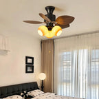 Vintage Leaf Ceiling Fan Light