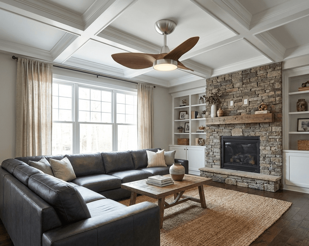 Mistral Aerodynamic Ceiling Fan Light