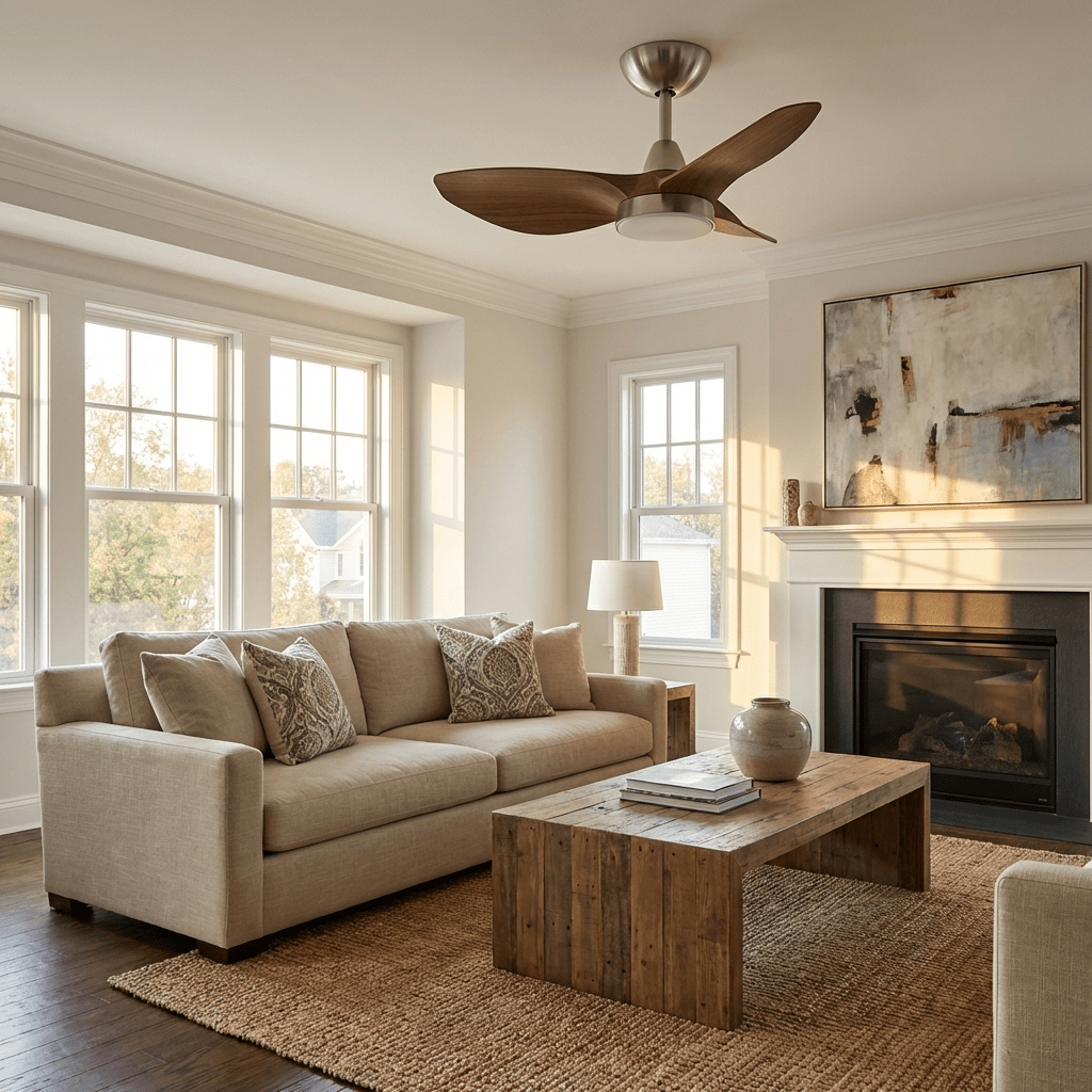 Mistral Aerodynamic Ceiling Fan Light