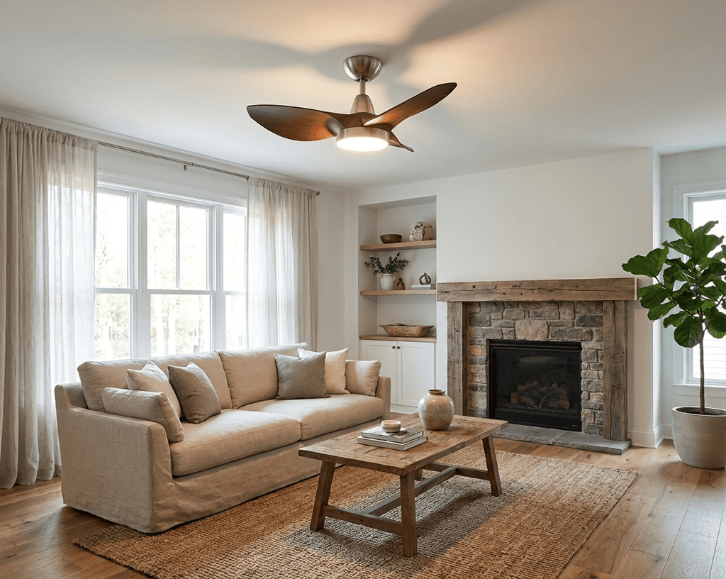 Mistral Aerodynamic Ceiling Fan Light