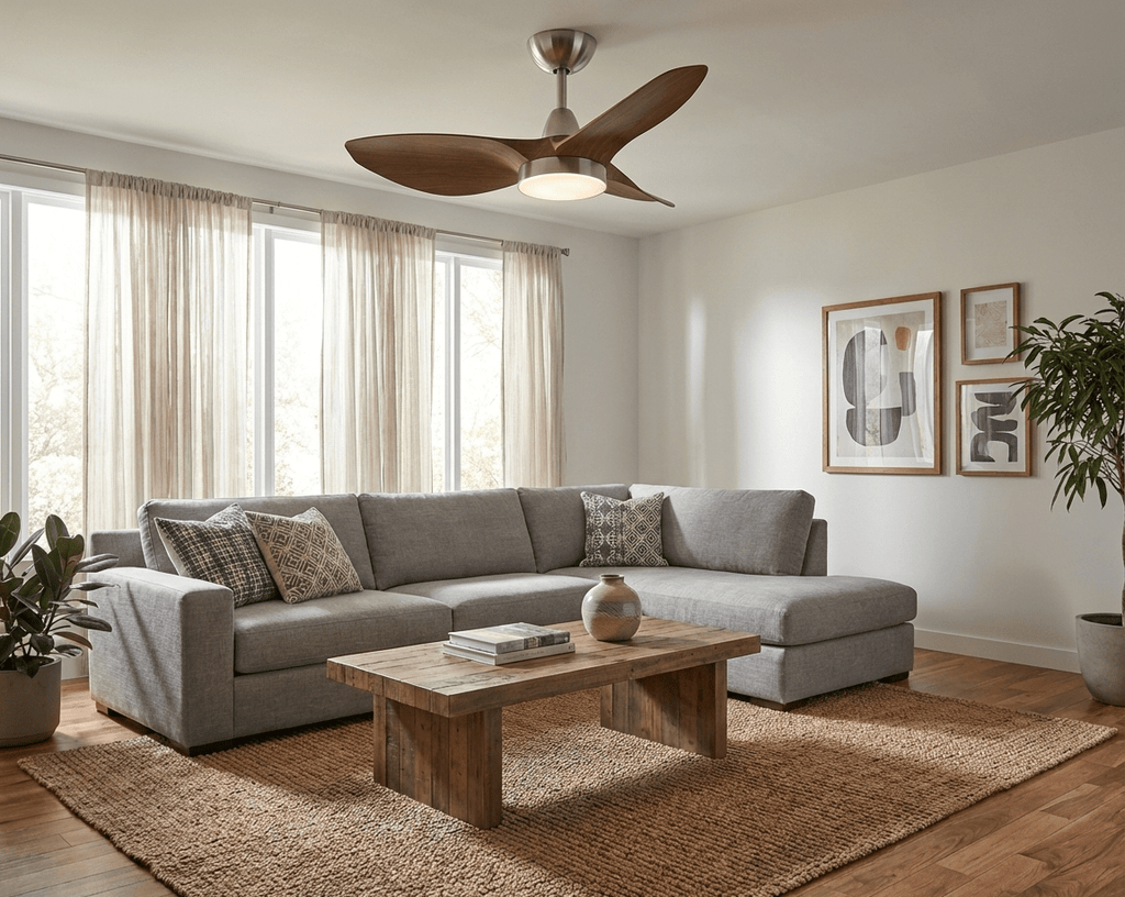 Mistral Aerodynamic Ceiling Fan Light