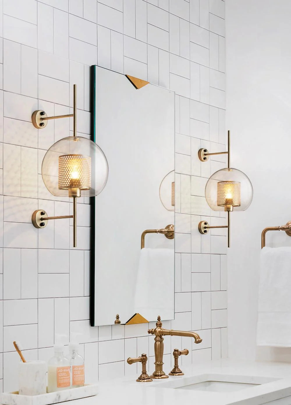 Chiswick Glass Wall Light