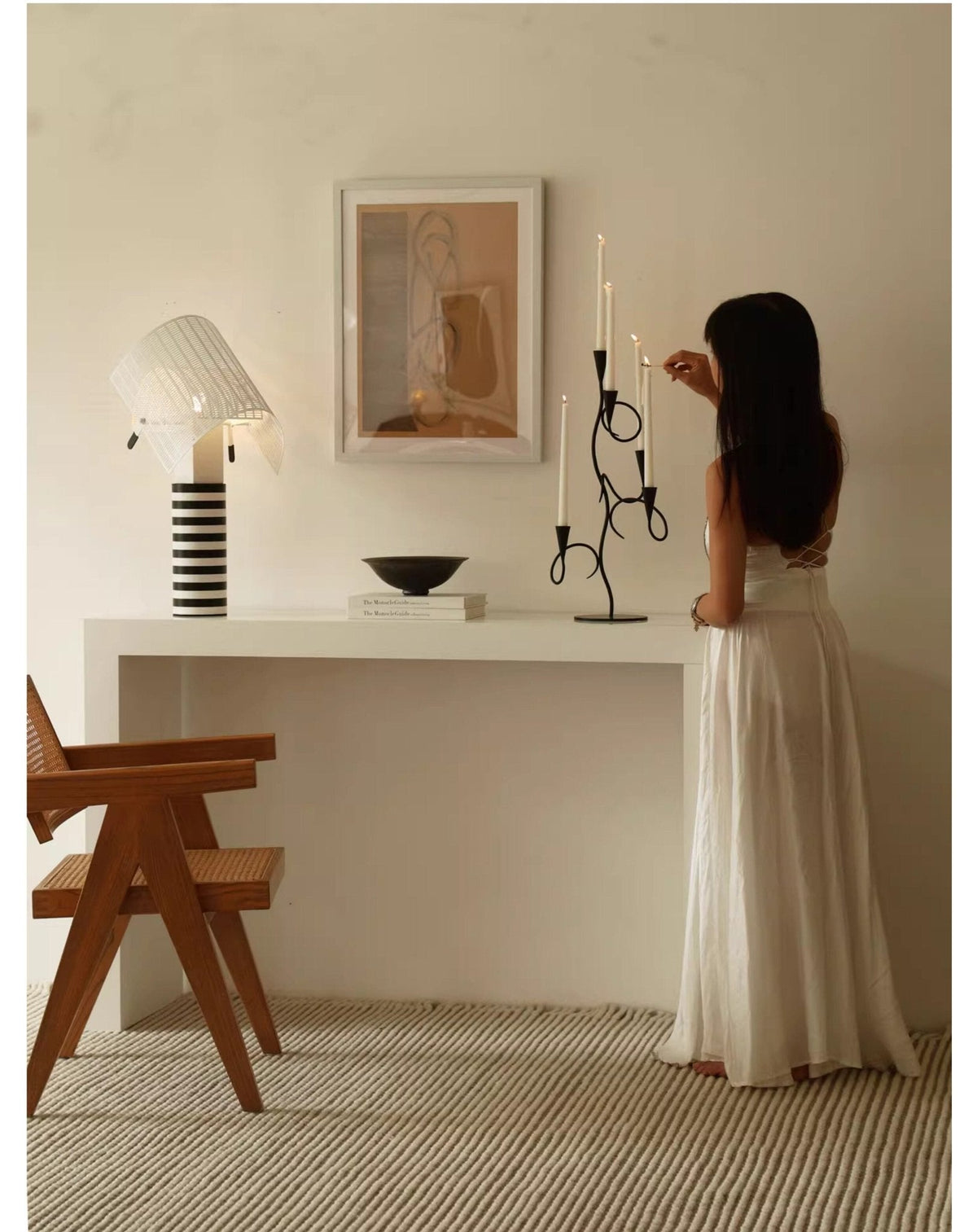 Iron Vine Multi-Arm Candle Holder