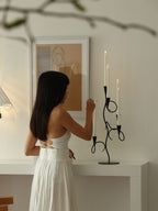 Iron Vine Multi-Arm Candle Holder