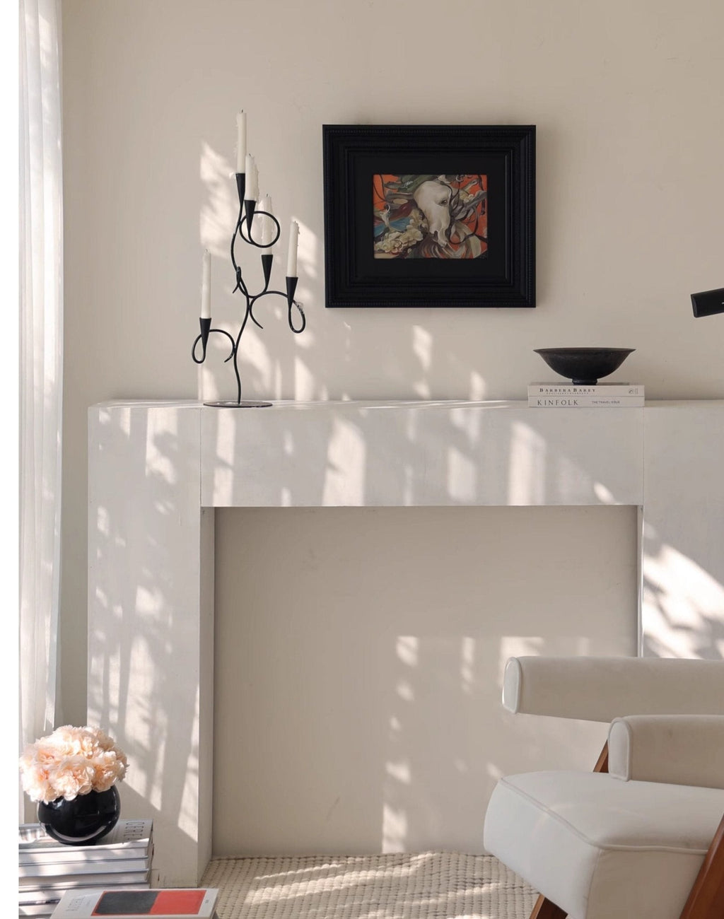 Iron Vine Multi-Arm Candle Holder