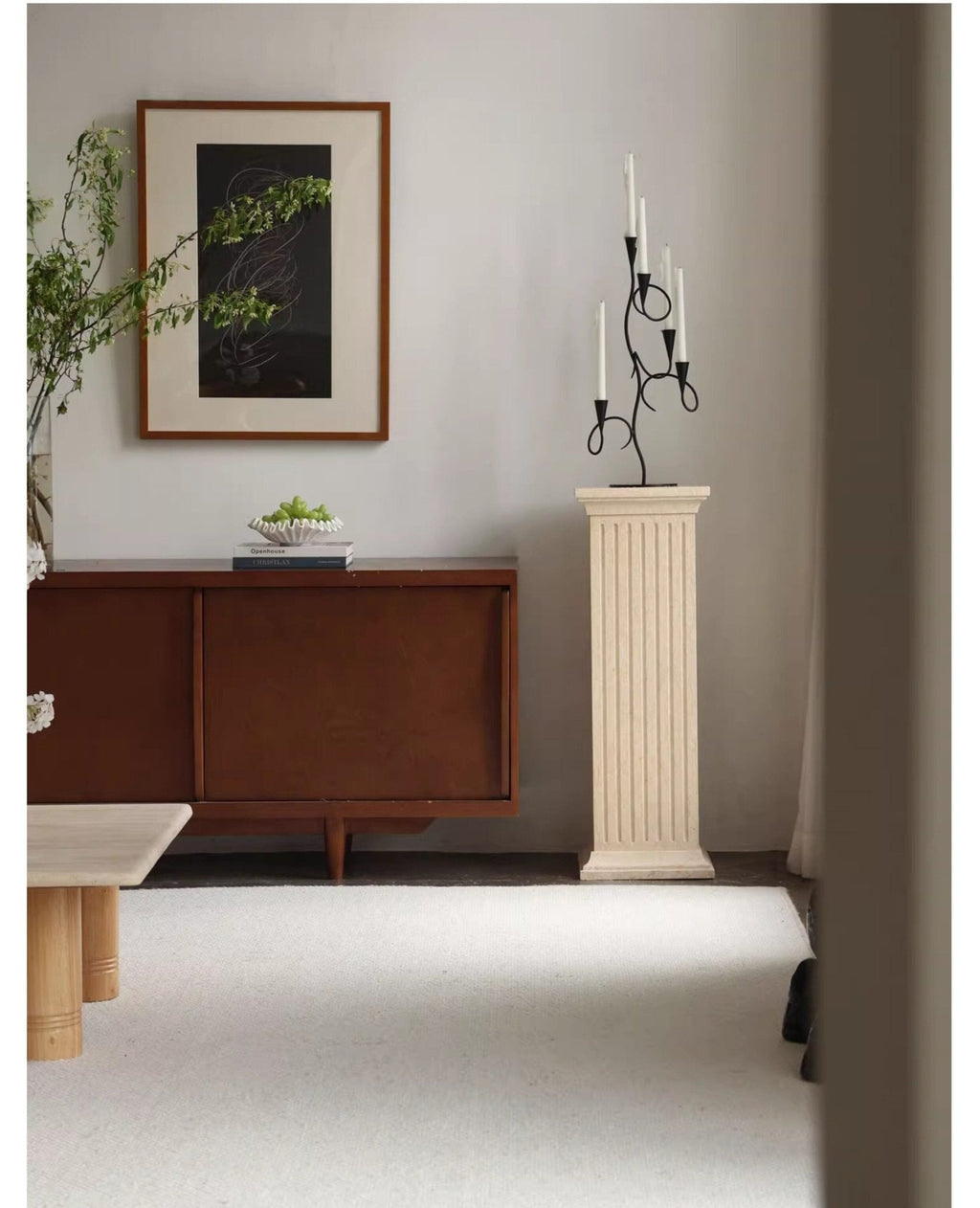 Iron Vine Multi-Arm Candle Holder