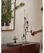 Iron Vine Multi-Arm Candle Holder