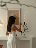 Iron Vine Multi-Arm Candle Holder