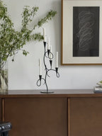 Iron Vine Multi-Arm Candle Holder