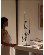 Iron Vine Multi-Arm Candle Holder