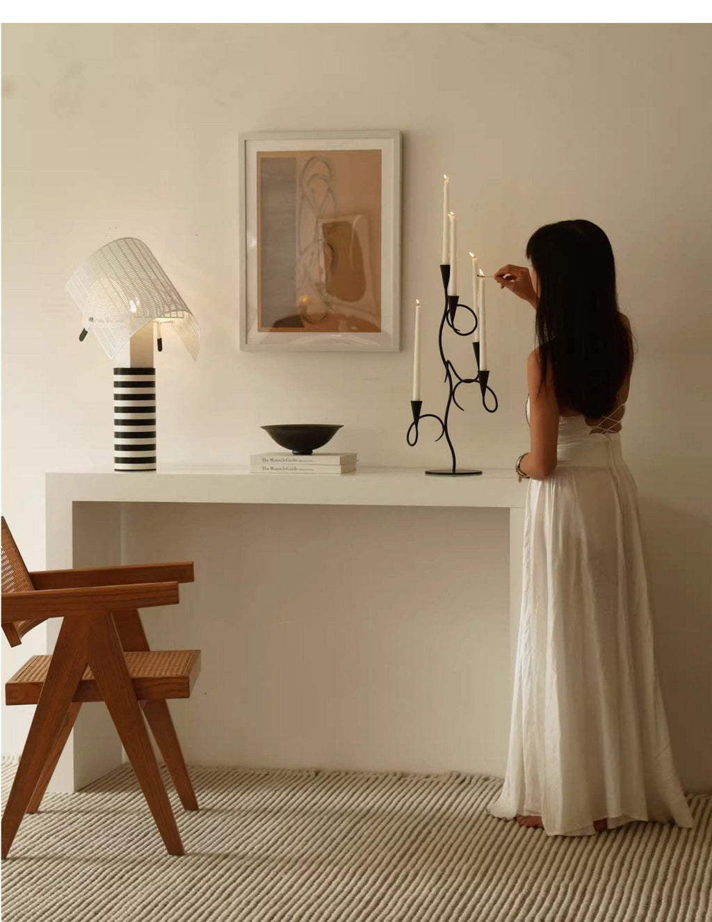 Iron Vine Multi-Arm Candle Holder