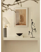 Iron Vine Multi-Arm Candle Holder