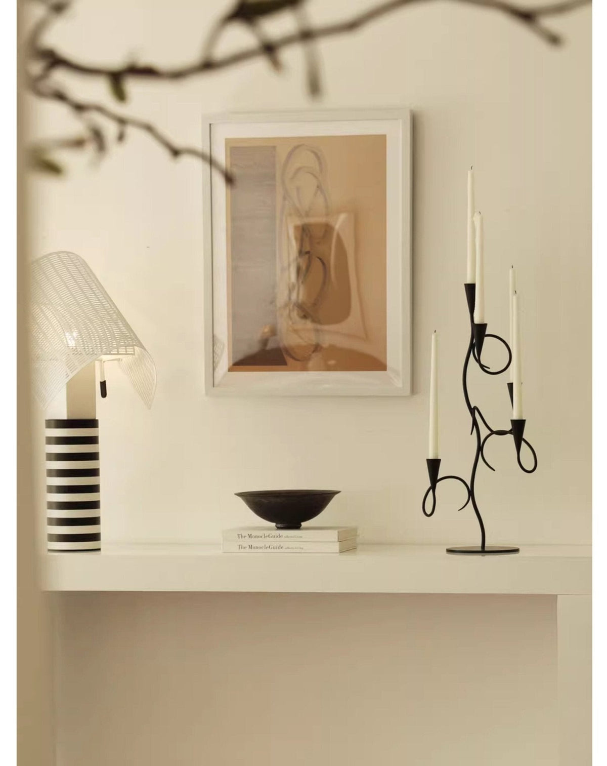 Iron Vine Multi-Arm Candle Holder