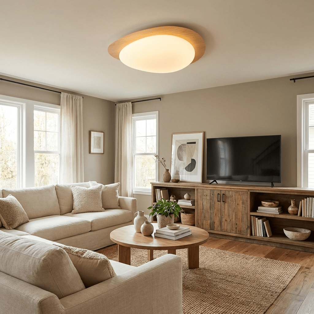 Pebble Metal Ceiling Light