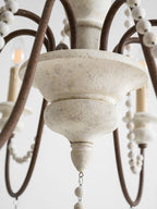 Candle Style Beaded Chandelier