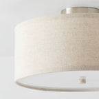 Kasha Linen Ceiling Light