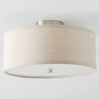 Kasha Linen Ceiling Light