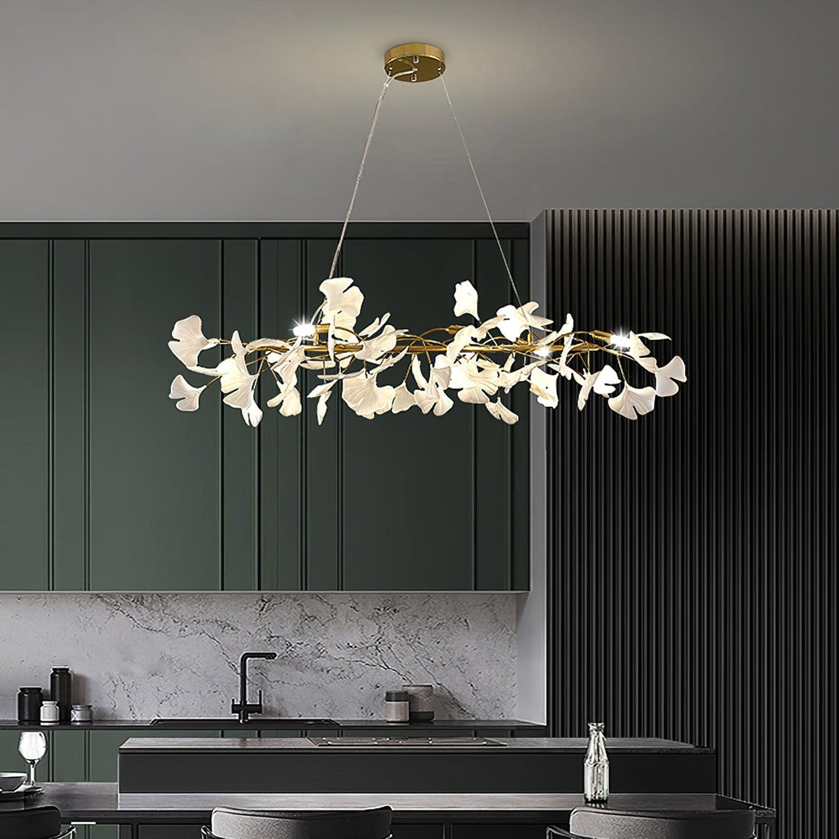 Gingko Branch Chandelier