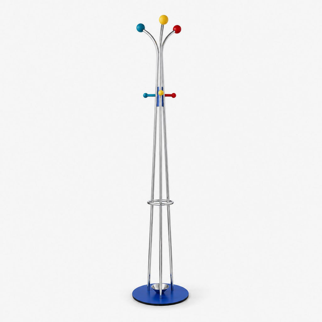 Ball Top Standing Coat Rack