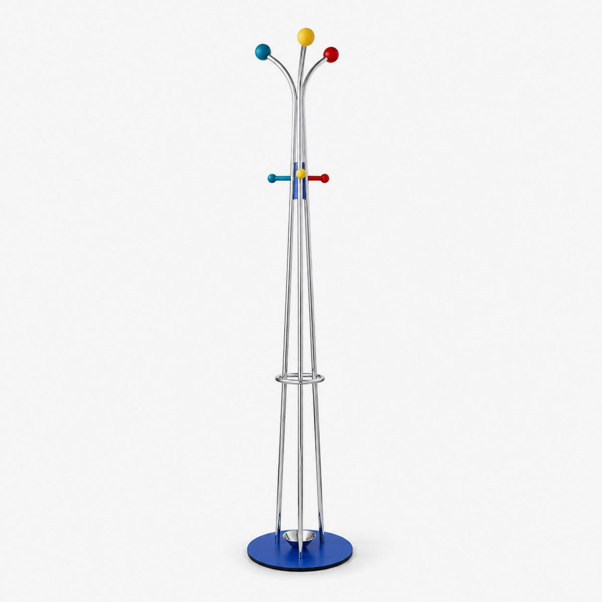 Ball Top Standing Coat Rack